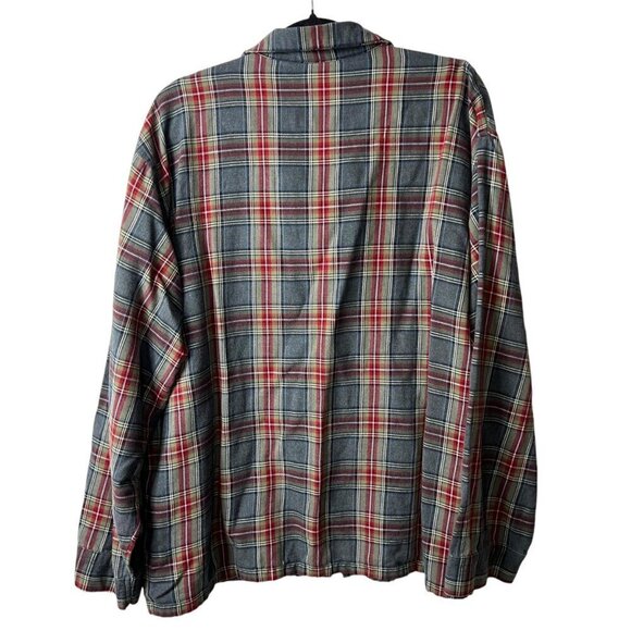 L.L. Bean button down plaid collared flannel shirt‎ men’s size XL - Picture 2 of 8